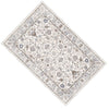6x9 Medium Area Rug | Light Khaki & Beige Vintage Floral Patterns