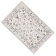 6x9 Medium Area Rug | Light Khaki & Beige Vintage Floral Patterns