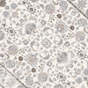 6x9 Medium Area Rug | Light Khaki & Beige Vintage Floral Patterns