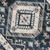 Jena 8x10 Extra Large Area Rug | Persian Geometric Design | Black Blue