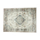 5x7 Classic Medium Area Rug | Blue Yellow Vintage Persian Floral Pattern