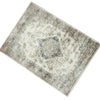 5x7 Classic Medium Area Rug | Blue Yellow Vintage Persian Floral Pattern