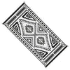 Lema 9x18 Ultra Large Area Outdoor Rug with Carrying Bag | Black & White