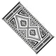 Lema 9x18 Ultra Large Area Outdoor Rug with Carrying Bag | Black & White