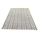 9x18 Ultra Large Outdoor Rug | Black & White Reversible Clover Pattern
