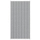 9x18 Ultra Large Outdoor Rug | Black & White Reversible Clover Pattern