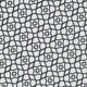 9x18 Ultra Large Outdoor Rug | Black & White Reversible Clover Pattern
