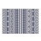 Mez 6x9 Medium Area Outdoor Rug | White Blue Geometric, Picnic Rug in Bag