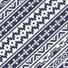 Mez 6x9 Medium Area Outdoor Rug | White Blue Geometric, Picnic Rug in Bag