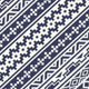Mez 6x9 Medium Area Outdoor Rug | White Blue Geometric, Picnic Rug in Bag