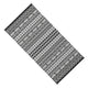Mez 9x18 Ultra Large Outdoor Rug | Black White Bohemian Geometric Pattern