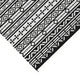 Mez 9x18 Ultra Large Outdoor Rug | Black White Bohemian Geometric Pattern
