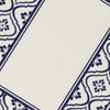 8x10 Large Area Outdoor Rug with Carrying Bag | Blue White Gourd Border