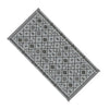 Kexy 9x18 Ultra Large Outdoor Rug with Carrying Bag | Black Gray Geometric