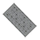 Kexy 9x18 Ultra Large Outdoor Rug with Carrying Bag | Black Gray Geometric
