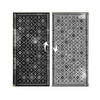 Kexy 9x18 Ultra Large Outdoor Rug with Carrying Bag | Black Gray Geometric