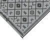 Kexy 9x18 Ultra Large Outdoor Rug with Carrying Bag | Black Gray Geometric