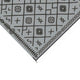 Kexy 9x18 Ultra Large Outdoor Rug with Carrying Bag | Black Gray Geometric