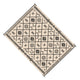 Kexy 9x12 Large Area Outdoor Rug with Carrying Bag | Beige Black Geometric