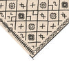 Kexy 9x12 Large Area Outdoor Rug with Carrying Bag | Beige Black Geometric