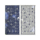 Kexy 9x18 Ultra Large Outdoor Rug with Carrying Bag | Blue White Geometric