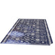 Kexy 9x18 Ultra Large Outdoor Rug with Carrying Bag | Blue White Geometric