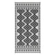 Elyz XL Outdoor Area Rug | Black & White Tribal Design | 9x18 Waterproof