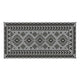 Pema Outdoor Area Rug | Gray & White Patchwork | Giant 9x18 Picnic Rug