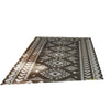 Pema Outdoor Area Rug | Gray & White Patchwork | Giant 9x18 Picnic Rug