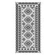 Pema XXL Outdoor Area Rug | Black & White Patchwork | Giant 9x18 Picnic Rug