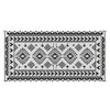 Pema XXL Outdoor Area Rug | Black & White Patchwork | Giant 9x18 Picnic Rug