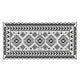 Pema XXL Outdoor Area Rug | Black & White Patchwork | Giant 9x18 Picnic Rug