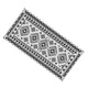 Pema XXL Outdoor Area Rug | Black & White Patchwork | Giant 9x18 Picnic Rug