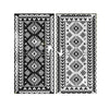 Pema XXL Outdoor Area Rug | Black & White Patchwork | Giant 9x18 Picnic Rug