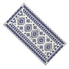 Pema Outdoor Area Rug | Blue & White Patchwork | Giant 9x18 Picnic Rug