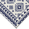 Pema Outdoor Area Rug | Blue & White Patchwork | Giant 9x18 Picnic Rug