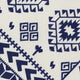 Pema Outdoor Area Rug | Blue & White Patchwork | Giant 9x18 Picnic Rug