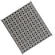 Outdoor Area Rug | Black & White Moroccan Diamond Picnic Motif | Large 8x10