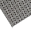 Outdoor Area Rug | Black & White Moroccan Diamond Picnic Motif | Large 8x10