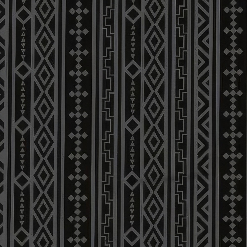 Viva XL Outdoor Area Rug | Black & Gray Geometric| Picnic Giant 9x18