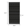 Viva XL Outdoor Area Rug | Black & Gray Geometric| Picnic Giant 9x18