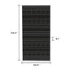 Viva XL Outdoor Area Rug | Black & Gray Geometric| Picnic Giant 9x18