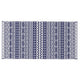 Viva Outdoor Area Rug | White & Blue Geometric Wall | Picnic Giant 9x18