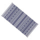 Viva Outdoor Area Rug | White & Blue Geometric Wall | Picnic Giant 9x18