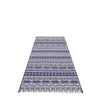 Viva Outdoor Area Rug | White & Blue Geometric Wall | Picnic Giant 9x18