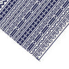Viva Outdoor Area Rug | White & Blue Geometric Wall | Picnic Giant 9x18