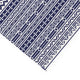 Viva Outdoor Area Rug | White & Blue Geometric Wall | Picnic Giant 9x18