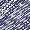 Viva Outdoor Area Rug | White & Blue Geometric Wall | Picnic Giant 9x18