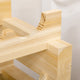 6 Tier Wine Rack | Modular 72-Bottle Holder | 45" Natural Brown Wood