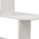 Wall Mounted Bar Wine Rack with Holder & Shelves | 3-Tier | 47" White